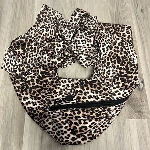 SholdIt Leopard Print Animal Print Infinity Scarf in OS